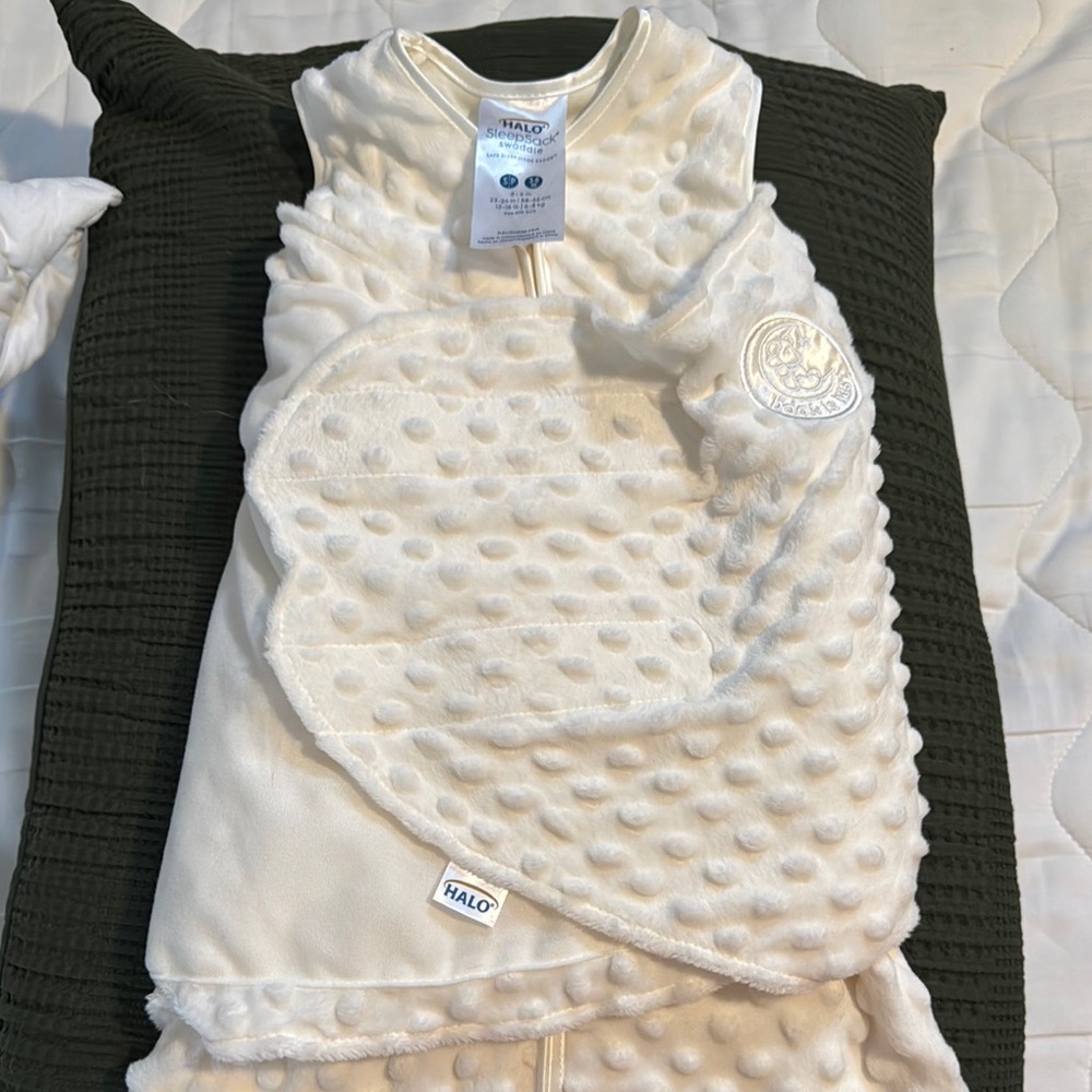 Halo Cream Baby Sleep Sack Swaddle